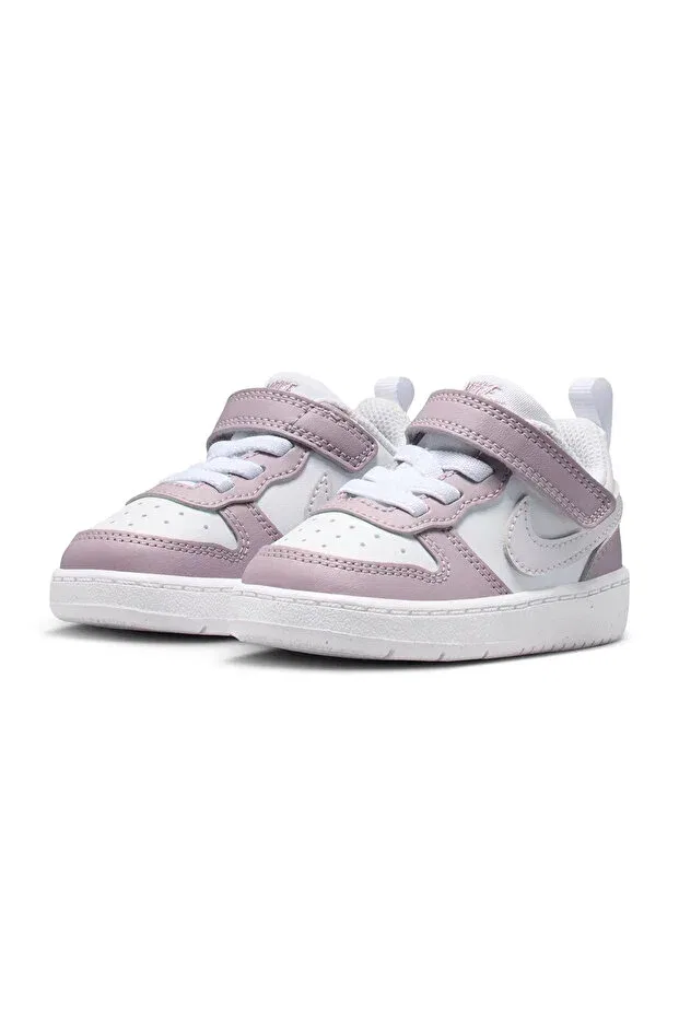 Детские кроссовки для девочек тканевые Glam Nike, Lilac/White — фото 2