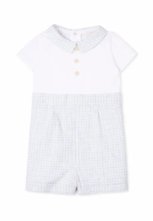 Комбинезон хлопковый Pagliaccetti Patachou, White, белый