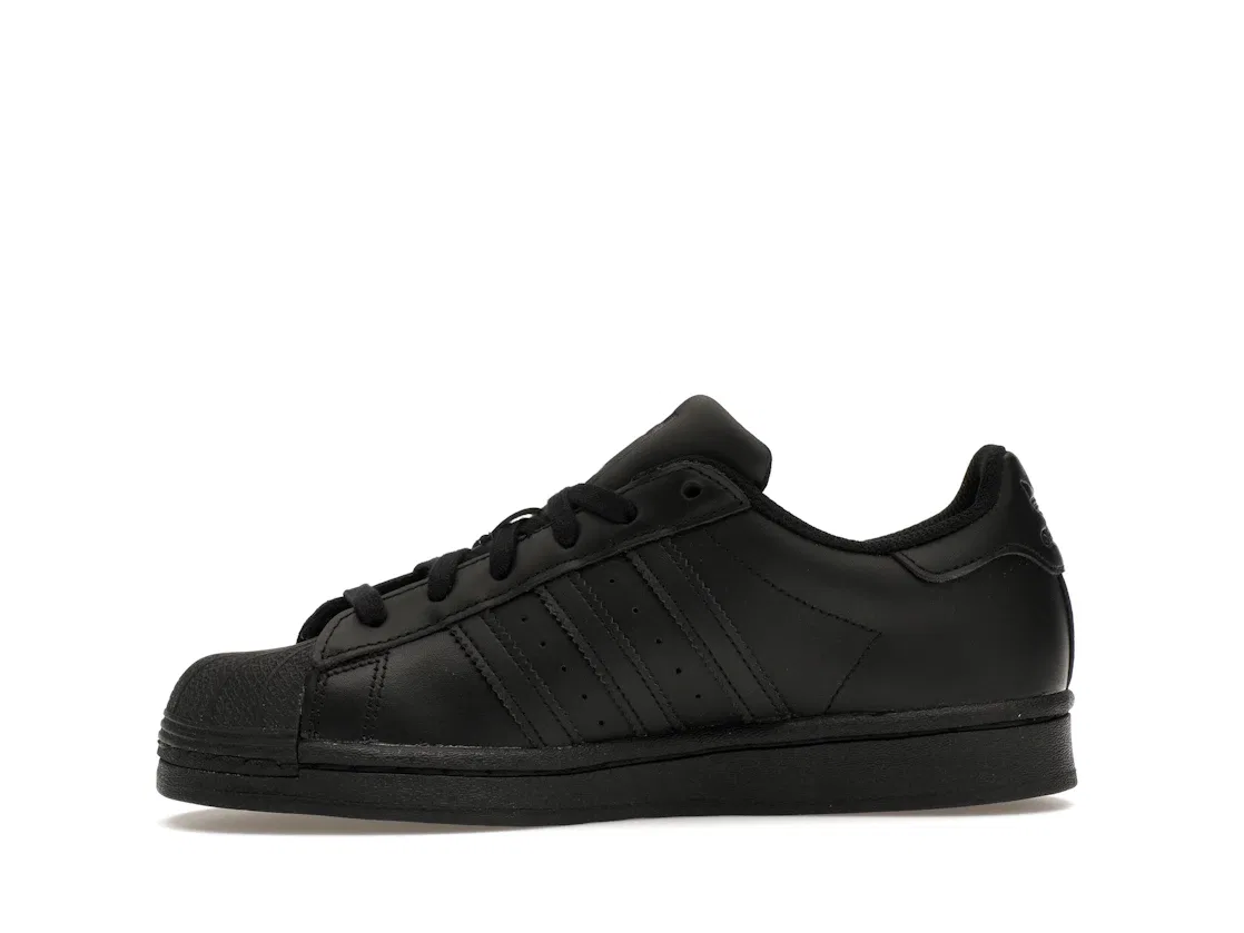 Детские кроссовки Lifestyle с круглым носом Adidas Superstar, Core Black Core Black Core Black — фото 3