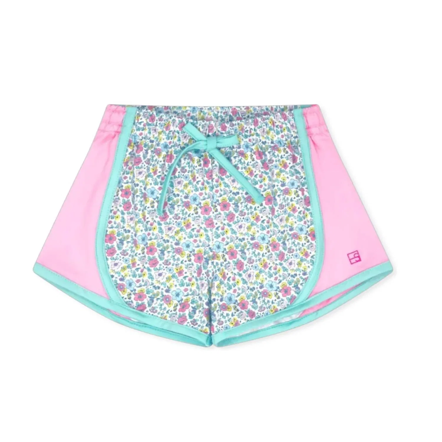 Детские шорты для девочек с принтом Elise Lullaby Set, Whimsy Wildflowers
