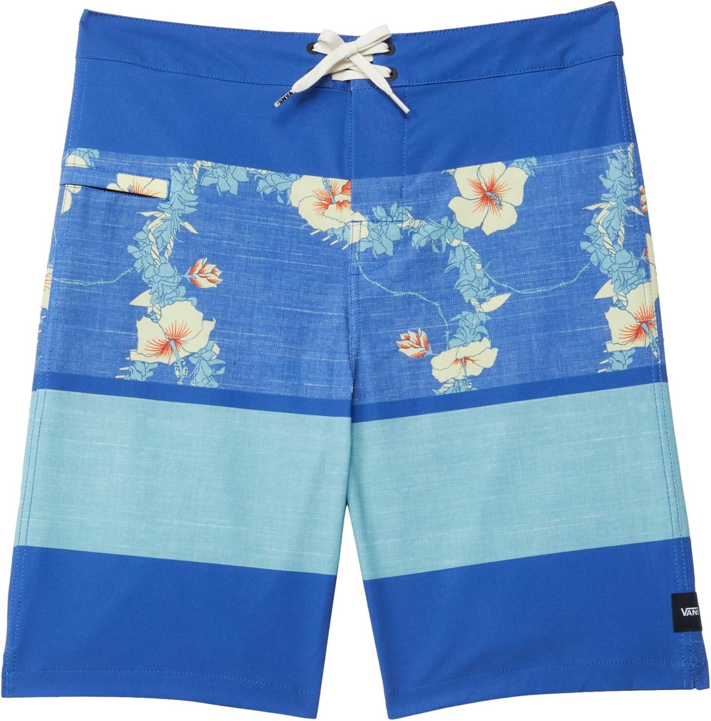 

Шорты для плавания Vans Print Stripe Boardshorts, цвет Deep Ultramarine/Lei'd To Rest