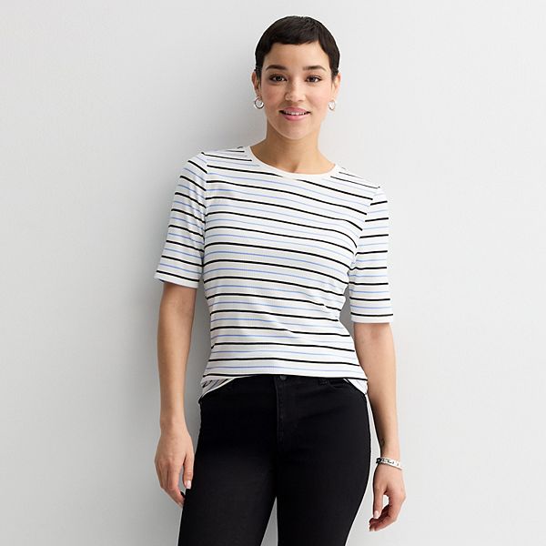 

Женская футболка с длинным рукавом Nine West, Blue Lina Stripe, Синий, Женская футболка с длинным рукавом Nine West, Blue Lina Stripe