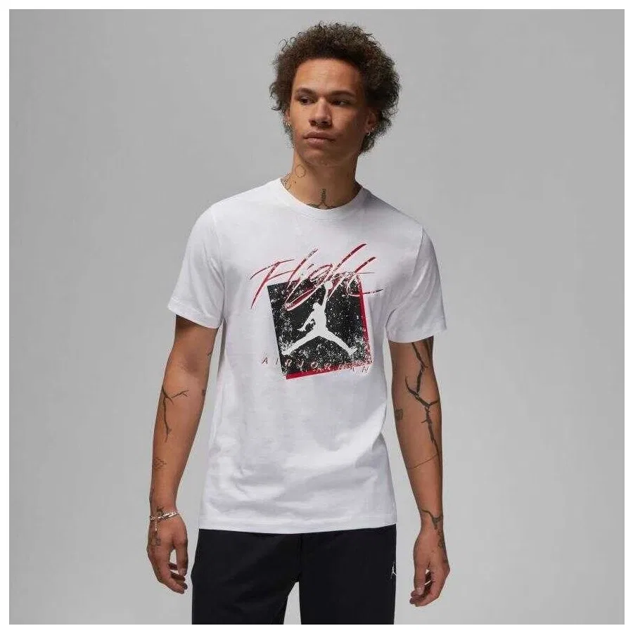 Футболка с принтом Mj Brand Crew 1 Nike, Белый