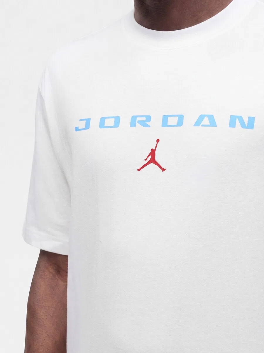 Футболка Jordan 'BRK FC' белого цвета — фото 3