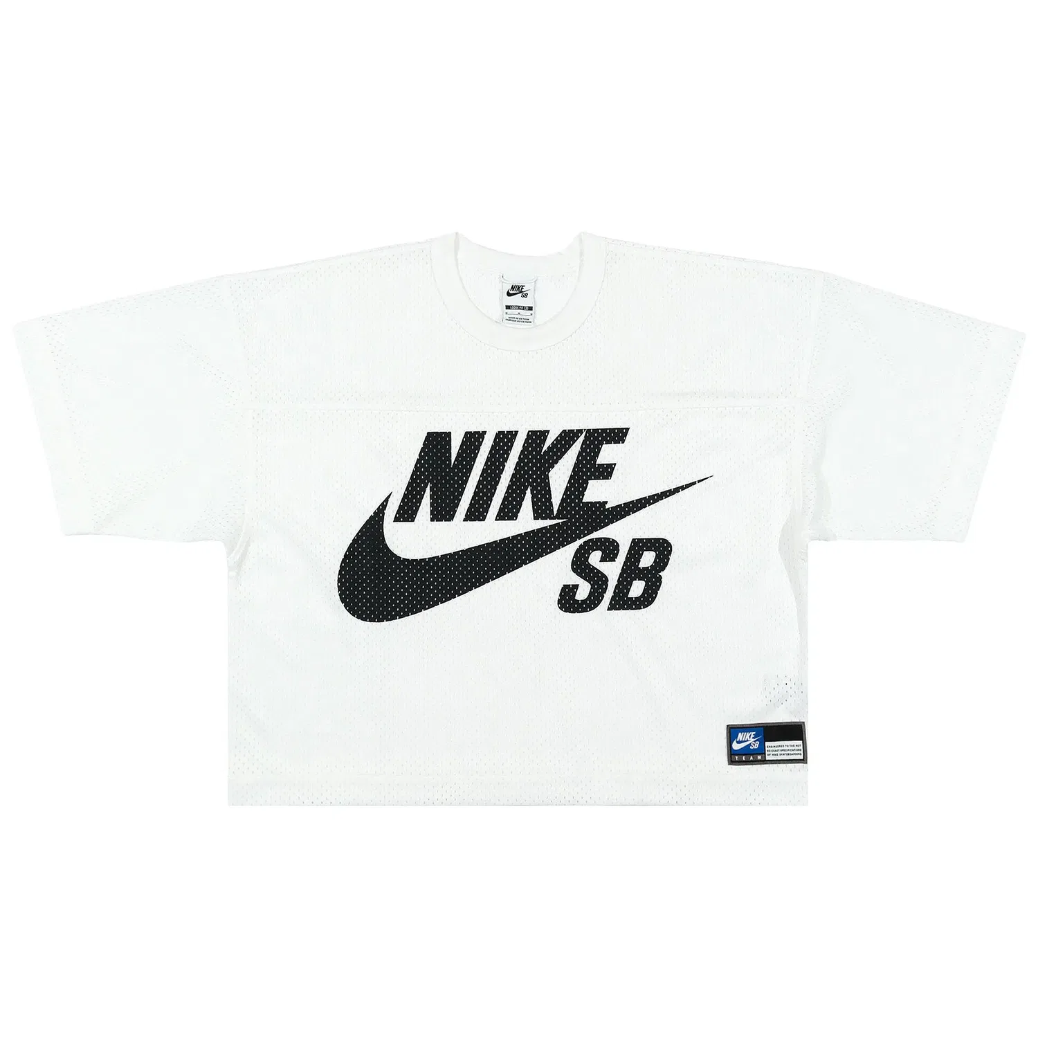Сетчатая футболка Nike, белый