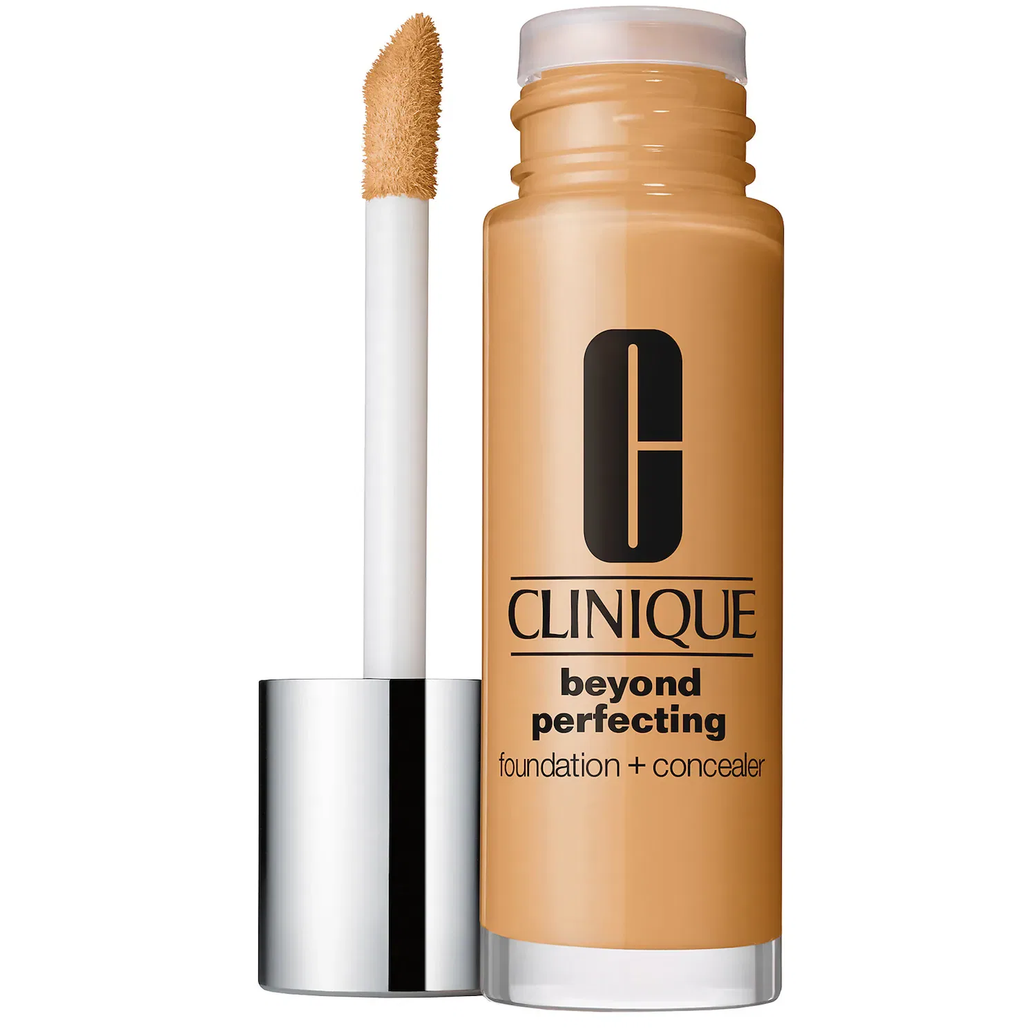 Крем-тоналка CLINIQUE Beyond Perfecting Foundation + Concealer, 30 мл, с эффектом консилера, Natural finish, WN 54 Honey Wheat