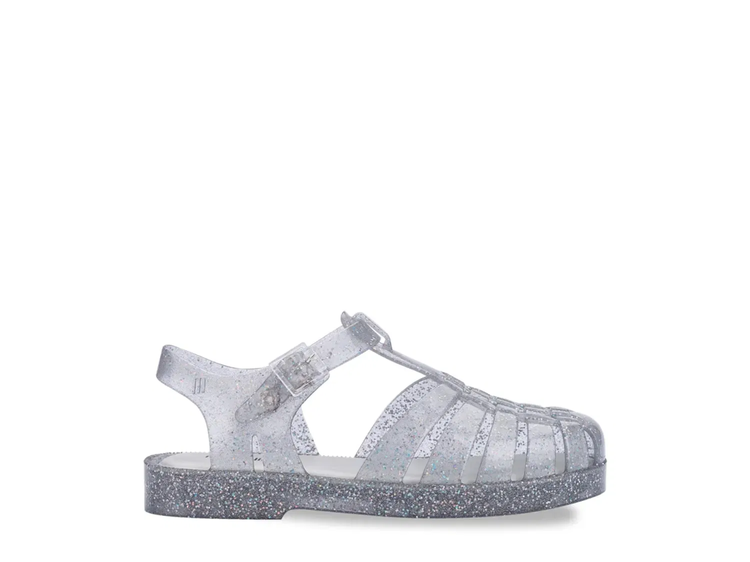Сандалии Fisherman Posession Shiny Jelly Mini Melissa, Silver Metallic — фото 3