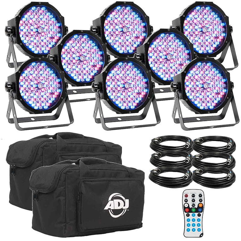 

American DJ Mega Flat Pak Plus Mega Par Profile Plus + кабели + чехол + пульты American DJ Mega Flat Pak Plus Mega Par Profile Plus + Cables + Case + Remotes
