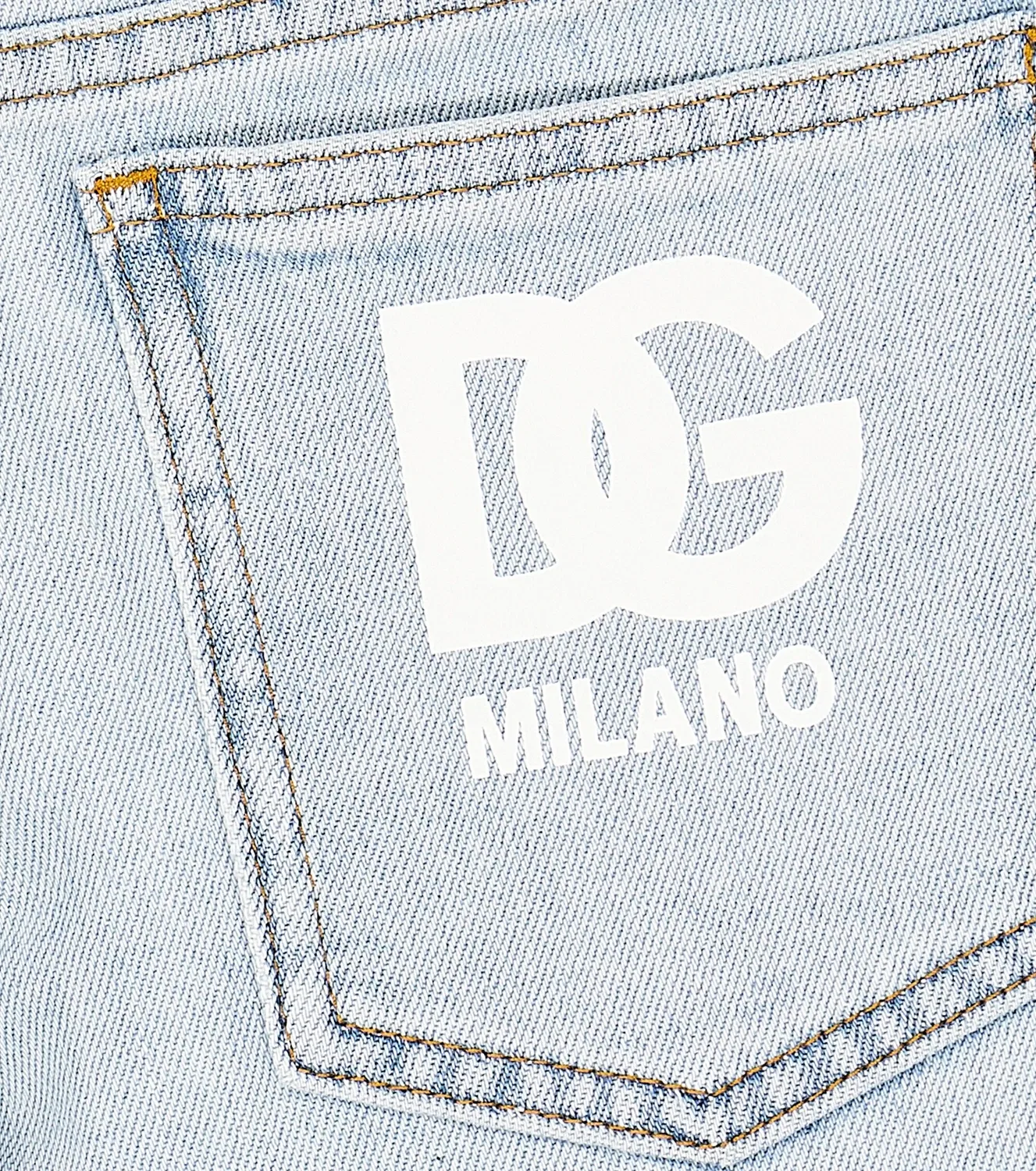 Шорты-бермуды джинсовые Dolce&Gabbana Kids, синий — фото 3