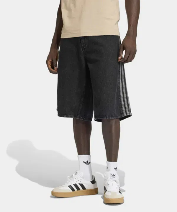 Шорты джинсовые Firebird, Adidas, черный