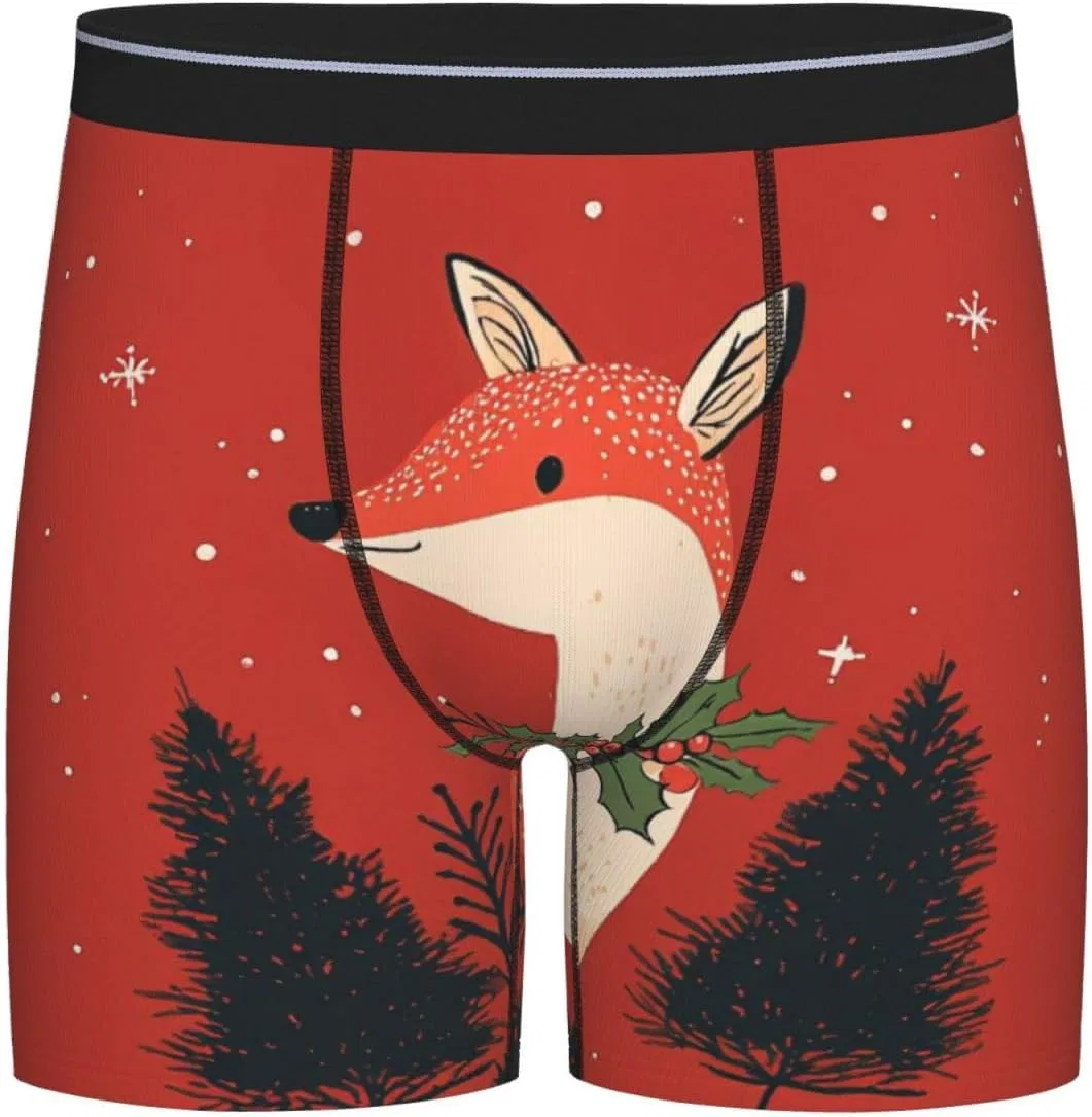 Боксеры Fox Festive Holly, Black