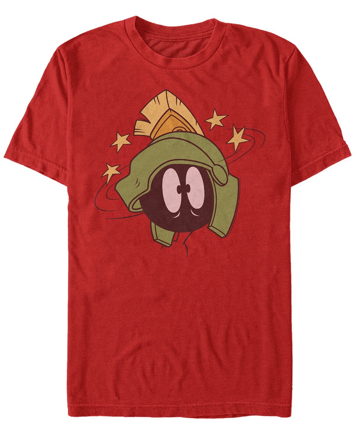 

Мужская футболка с коротким рукавом looney tunes marvin the martian head spin от looney tunes Fifth Sun, красный