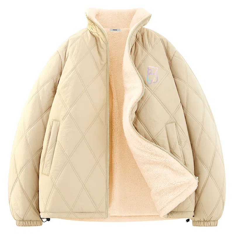 Пуховик Детский Dazzling Color Bear Chest Logo MINISO, Thermal Khaki