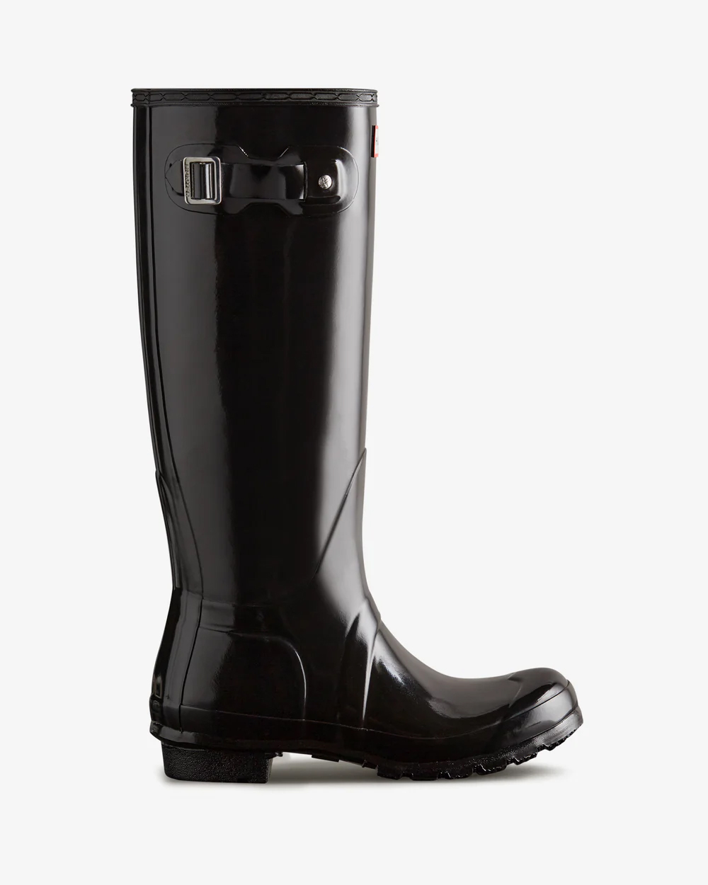 Сапоги Hunter Women's original tall gloss wellington, черный