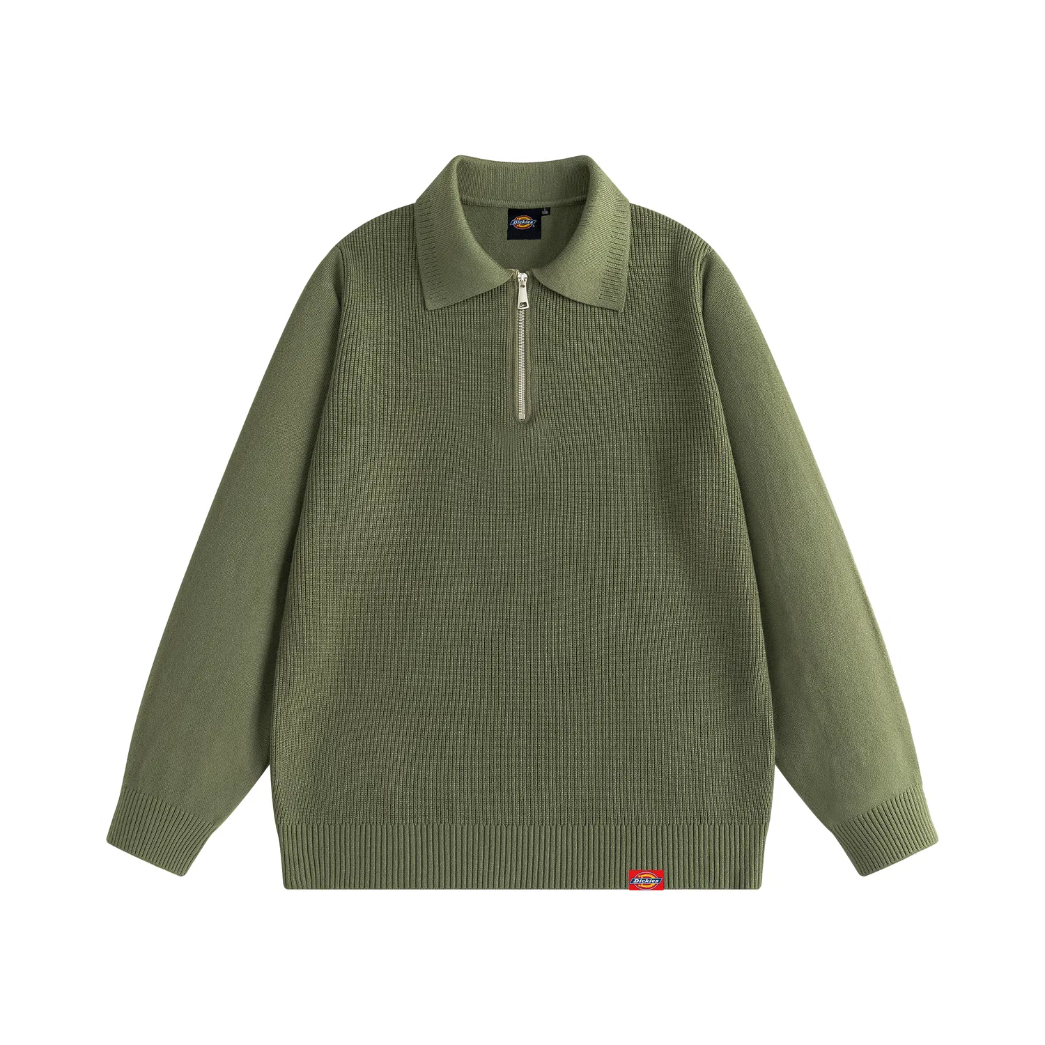 Детский свитер с воротником-лацканом Dickies, Pea Green