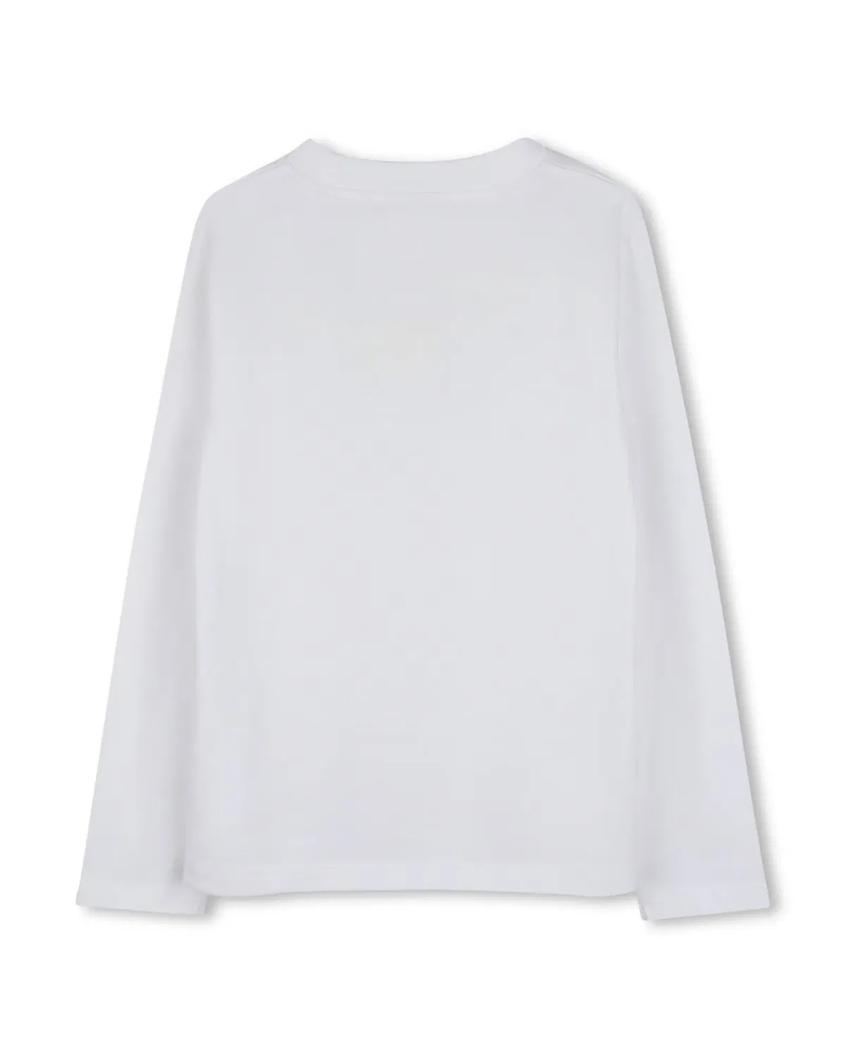 Детская футболка с длинным рукавом с принтом DKNY, Blanco — фото 3