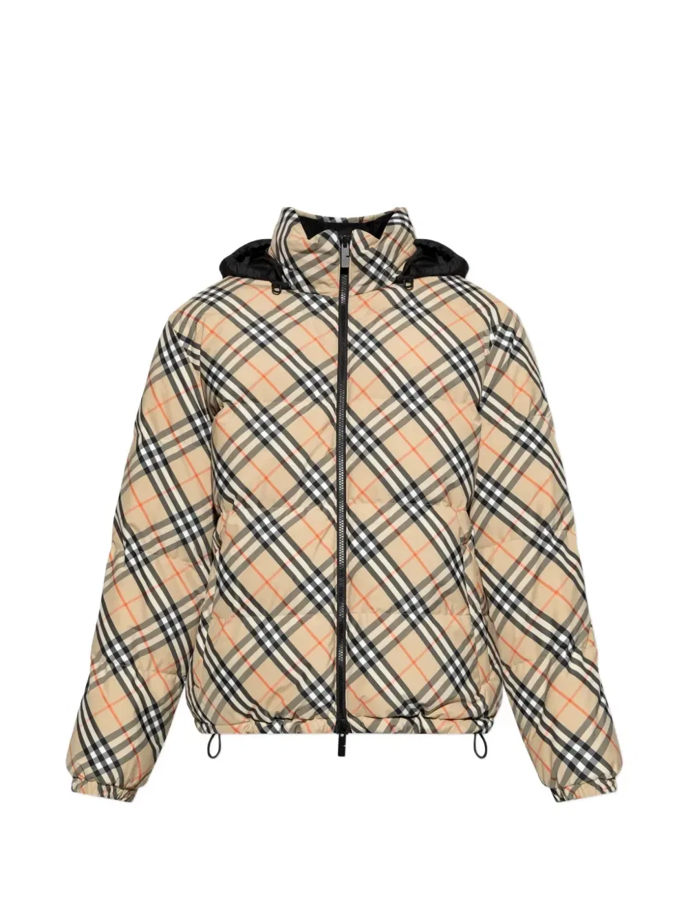 Куртка Burberry двусторонняя клетчатая бежевая