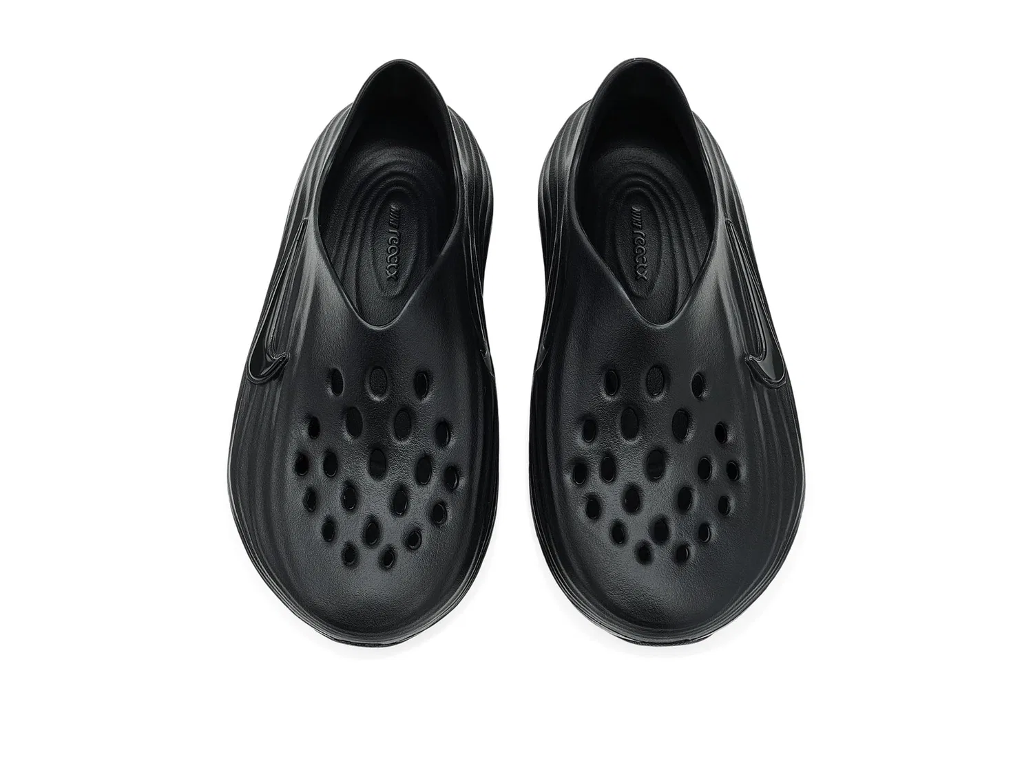 Сабо ReactX Rejuven8 (для маленьких и больших детей) Nike Kids, Black/Black/Black — фото 3