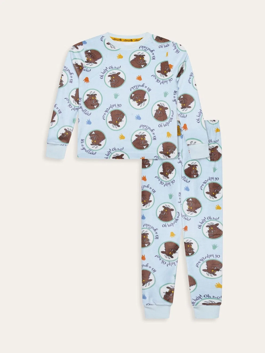 Пижама-слип The Gruffalo Brand Threads, зеленый