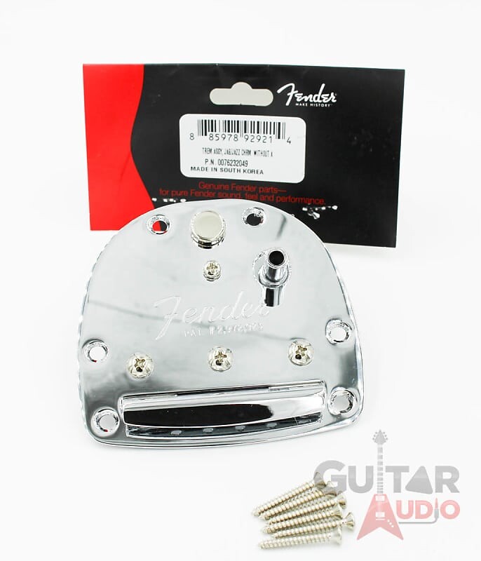

Оригинальный Fender Classic Player Jazzmaster/Jaguar Tremolo Tailpiece с винтами 007-6232-049