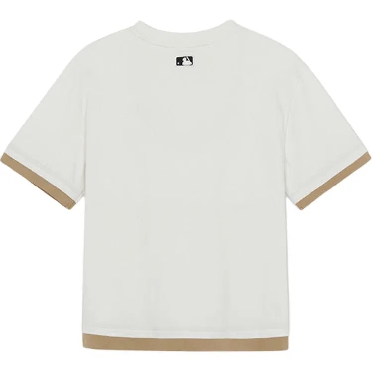 Детская футболка с круглым вырезом MLB Kids T Shirts Crew Neck Moderate, Gray White — фото 4