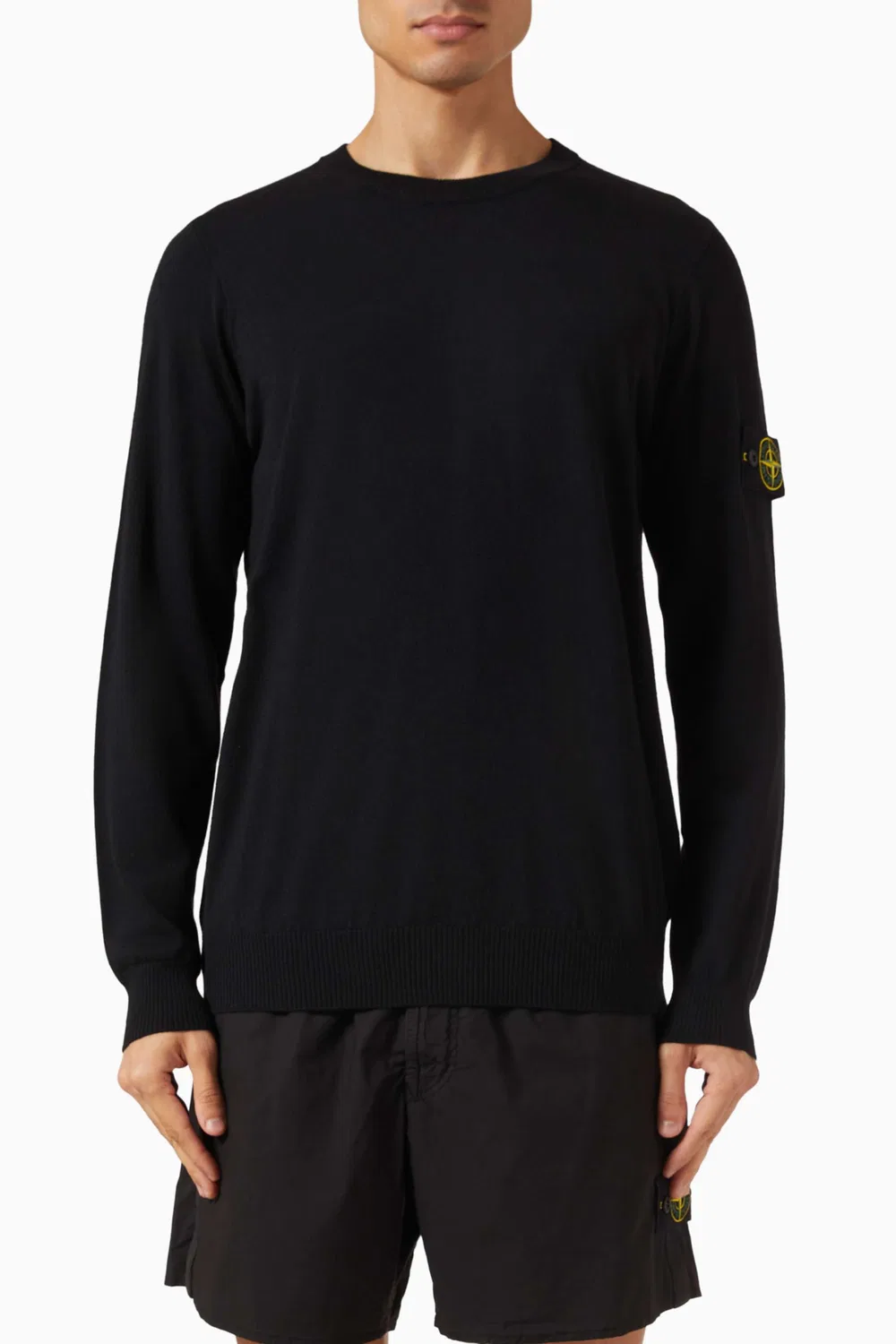 Свитер с круглым вырезом из шерсти Stone Island