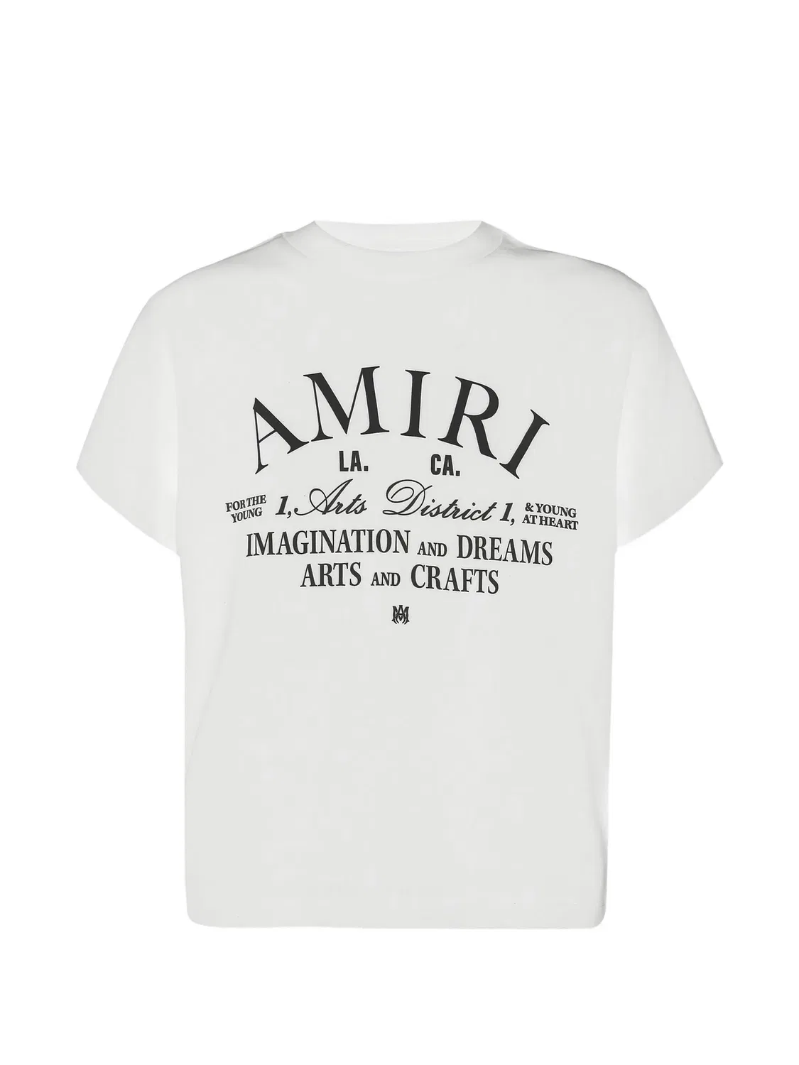 Футболка с логотипом Amiri Kids, белый