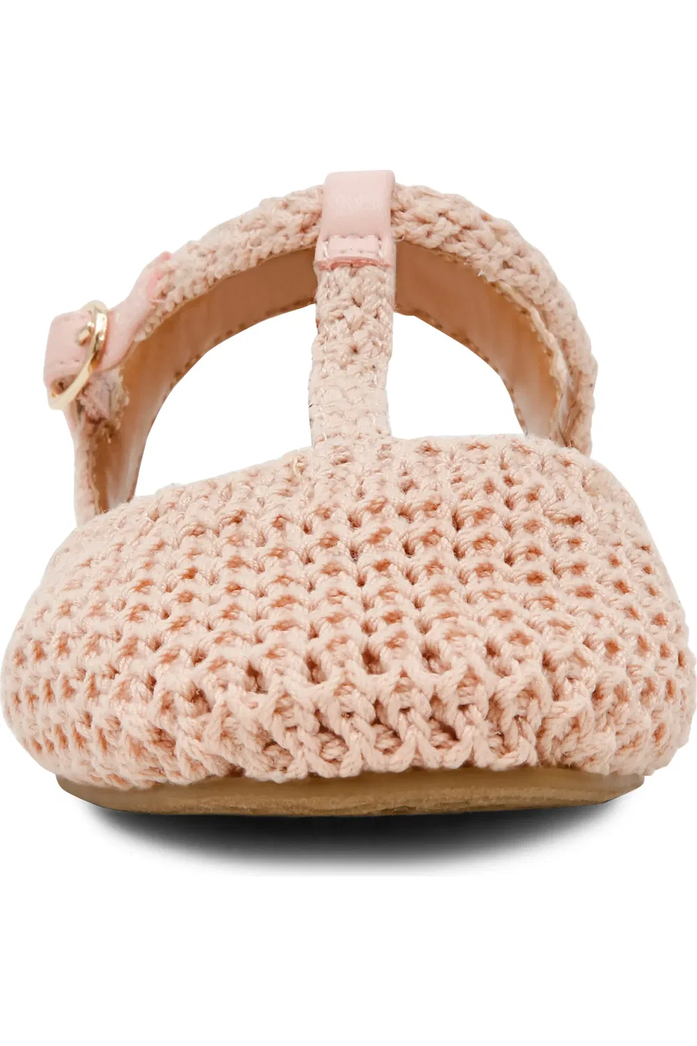 Детские туфли слингбэки с плетеным верхом Brissa DV by Dolce Vita, Blush — фото 4