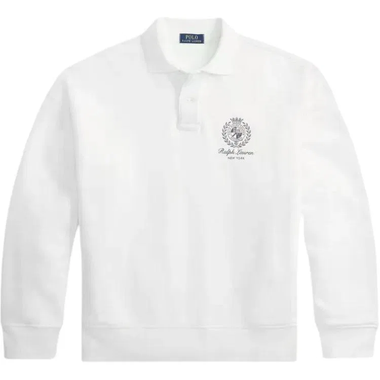 Мужское поло свободного кроя White Polo Ralph Lauren