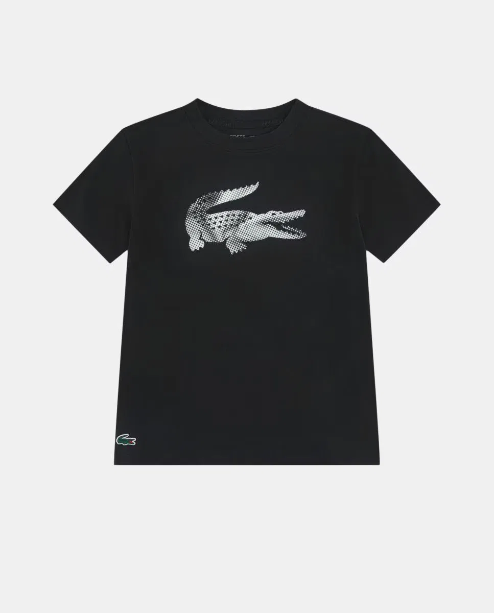 Футболка, Gráfica Off Court, Lacoste, черный