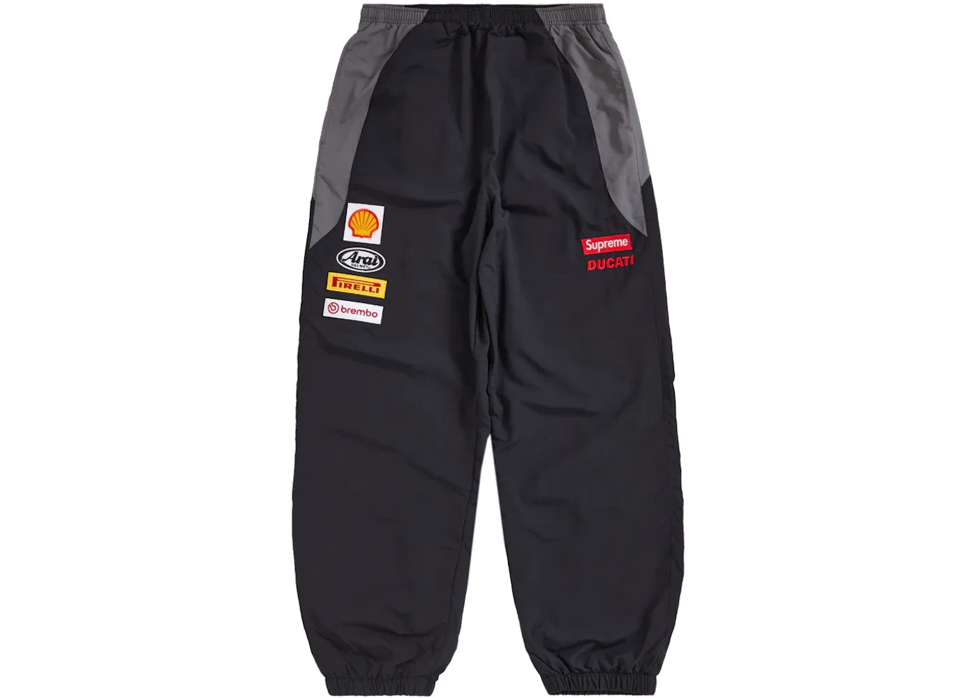 Мужские спортивные штаны с принтом Supreme Ducati Track Pant Supreme, Black