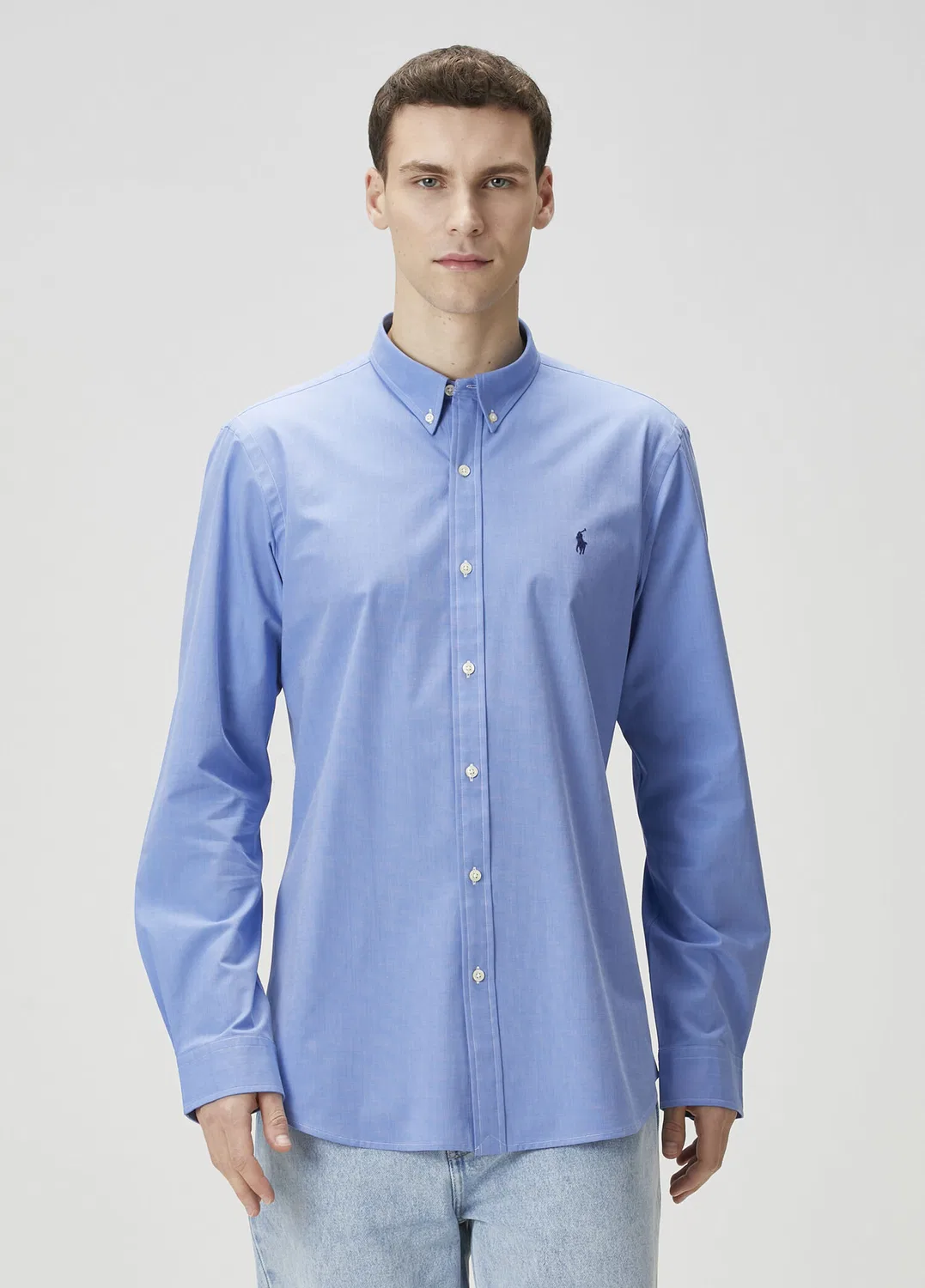 Рубашка Polo Ralph Lauren, mavi