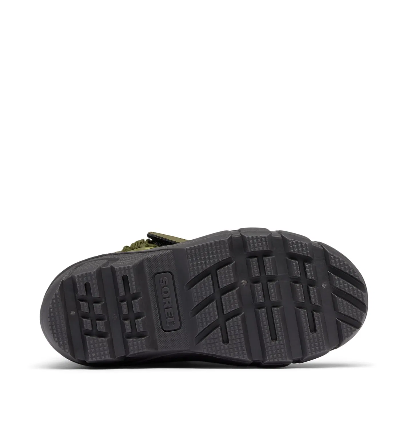 Детские зимние ботинки для мальчиков водонепроницаемые Flurry Boot Print Sorel, Salt Green Utility — фото 4