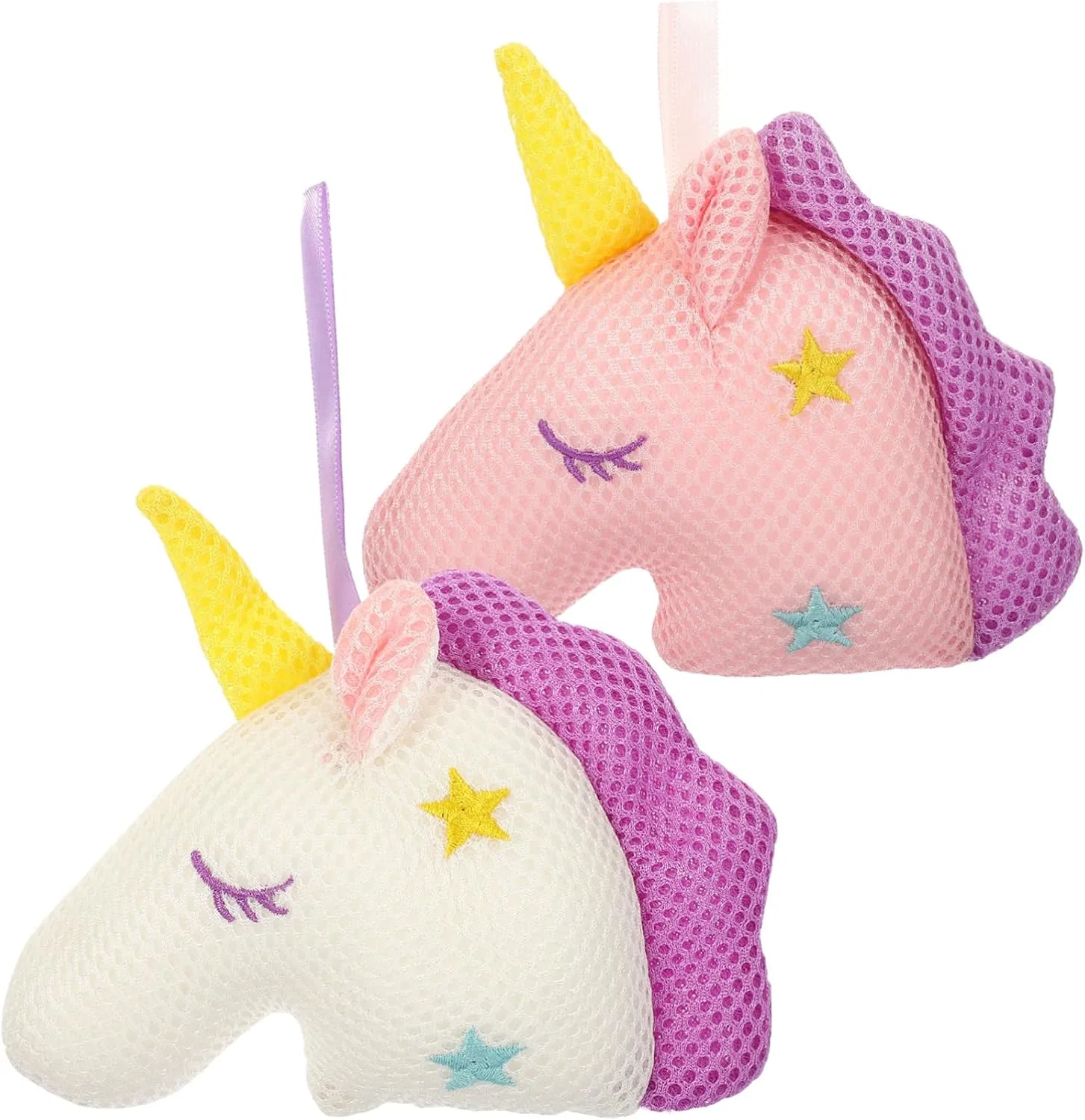 Мочалка для душа Unicorn Bath Shower Ball, набор 6 шт., Healvian, 16x10x15 см, Assorted Colours
