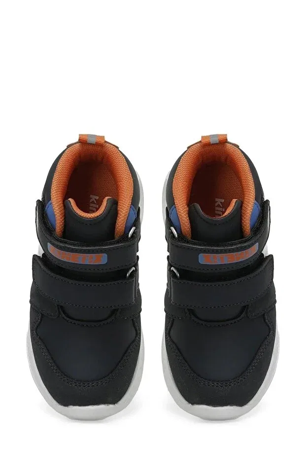 Детские ботинки для девочек с принтом Mante hi 3pr navy blue boy's high sneaker Kinetix, Navy Blue — фото 4