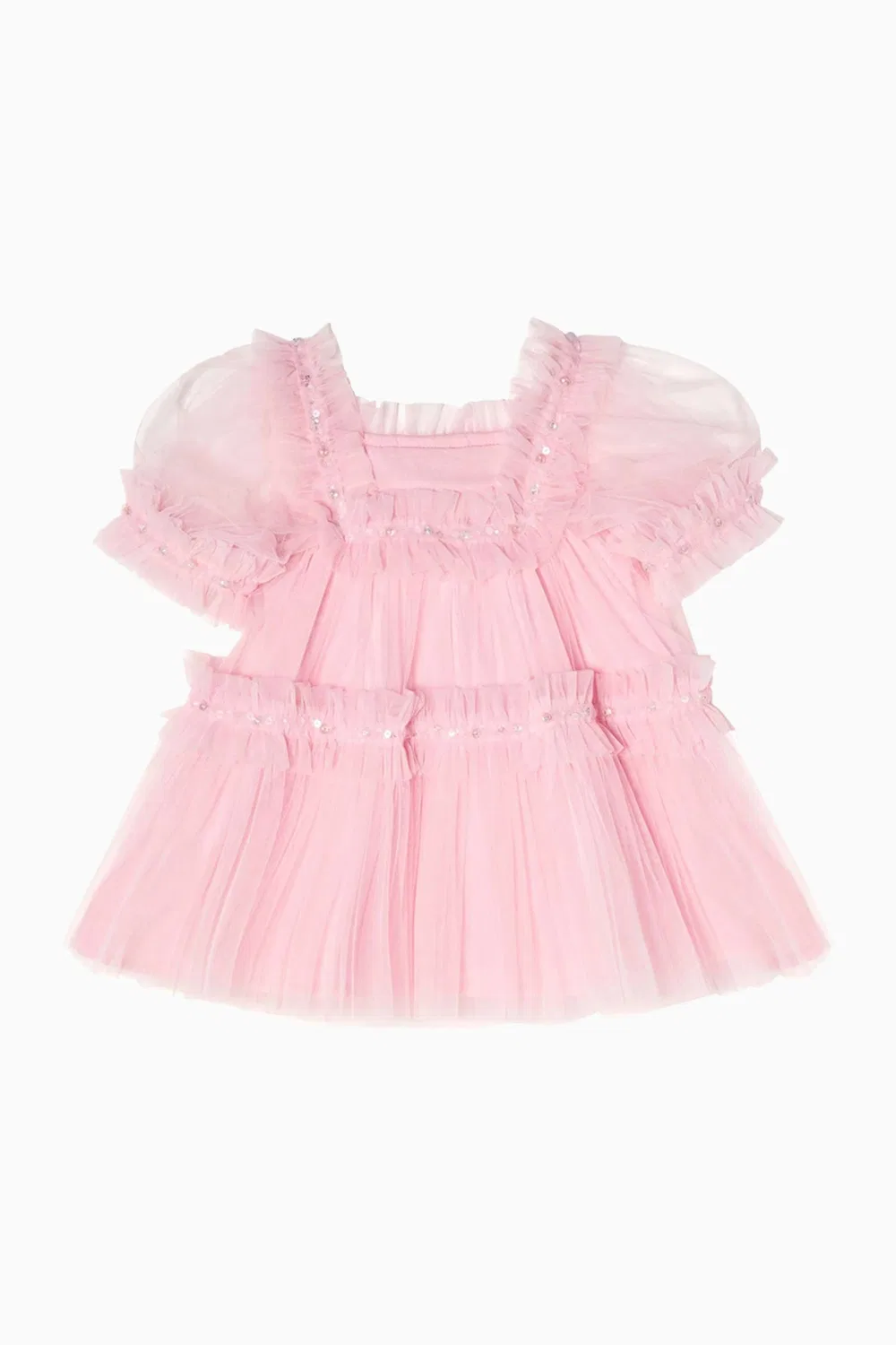 Платье с длинным рукавом из фатина Angel Tulle Tutu Du Monde