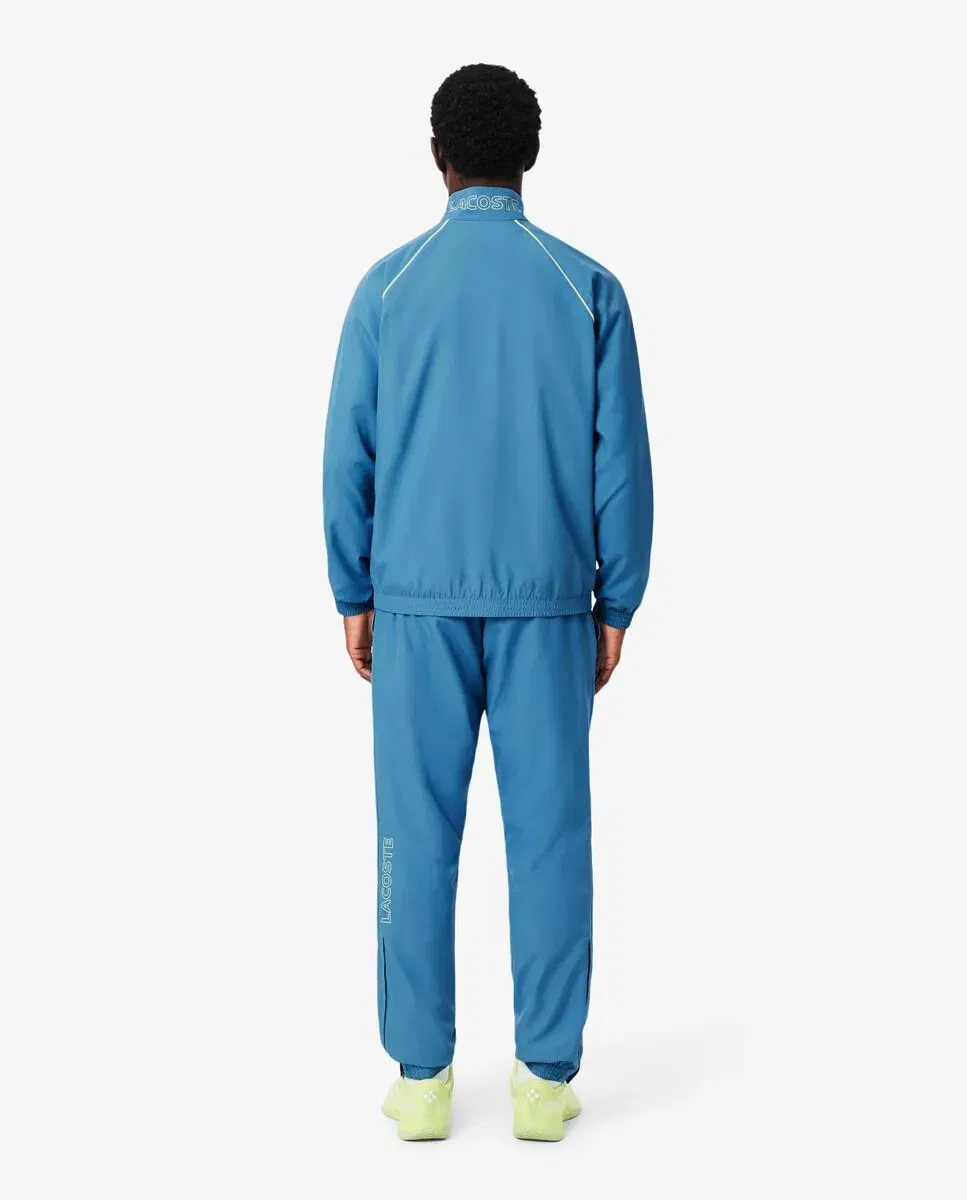 Мужской спортивный костюм с контрастной отделкой Lacoste, Azul Claro — фото 2