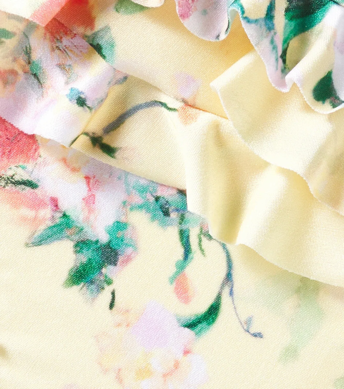 Плавки бикини с цветочным принтом Everley Zimmermann Kids, Yellow Watercolour Floral — фото 3
