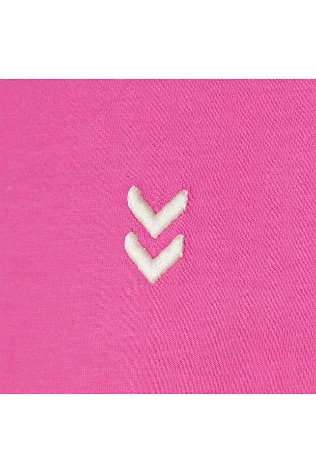 Детская футболка с геометрическим принтом Hummel, Pink — фото 4