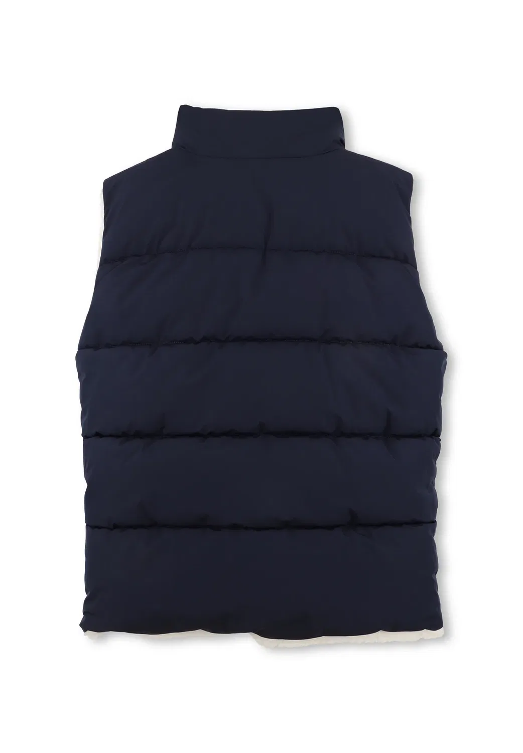 Двусторонняя пуховая куртка для детей и подростков - жилет Boss Kidswear, Ivory — фото 2