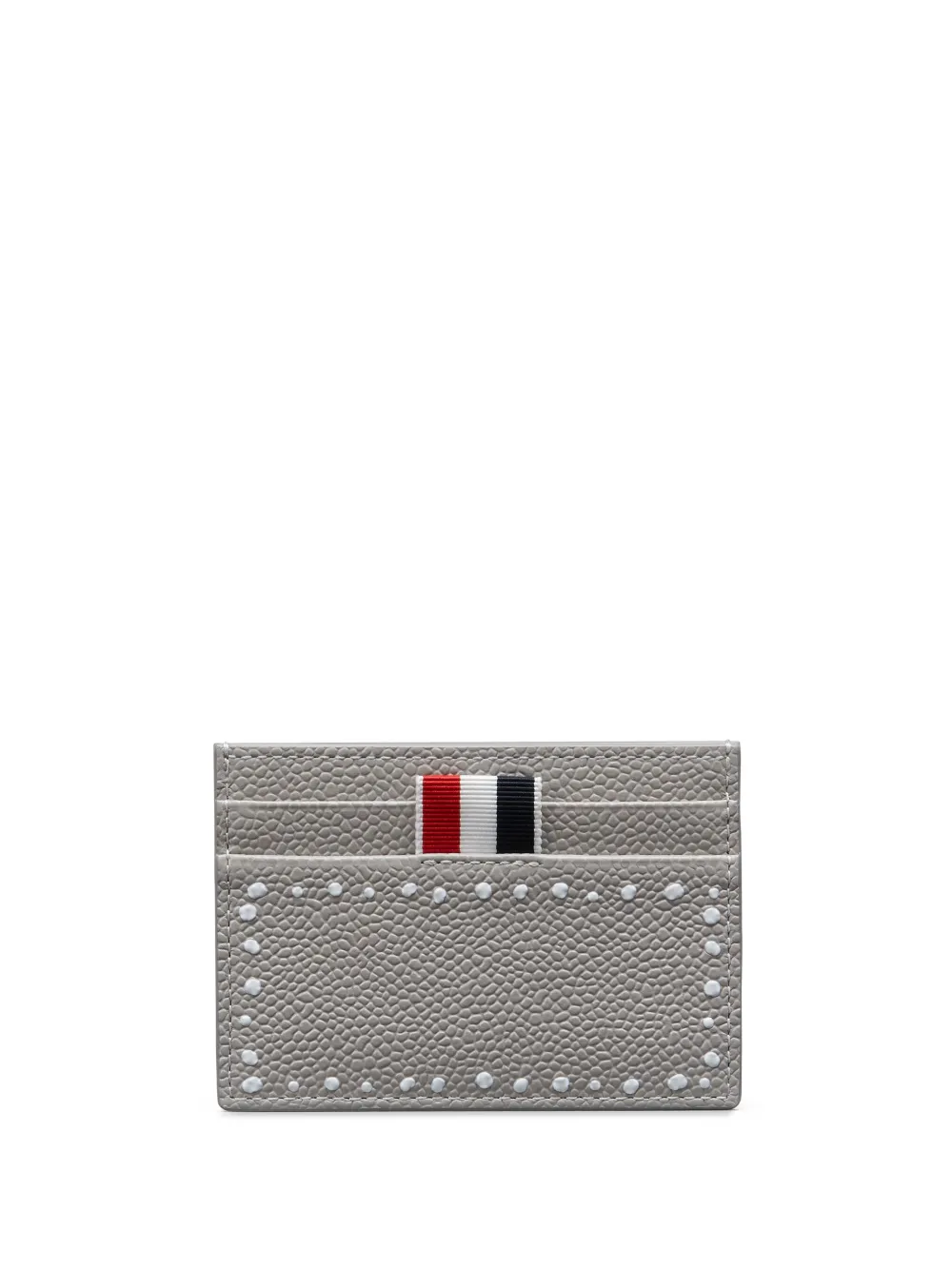 

Картхолдер с аппликацией THOM BROWNE, серый