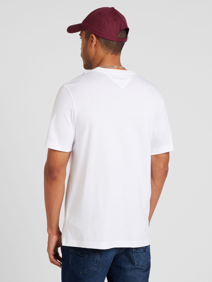 Классическая футболка TOMMY HILFIGER Shirt, белый — фото 4