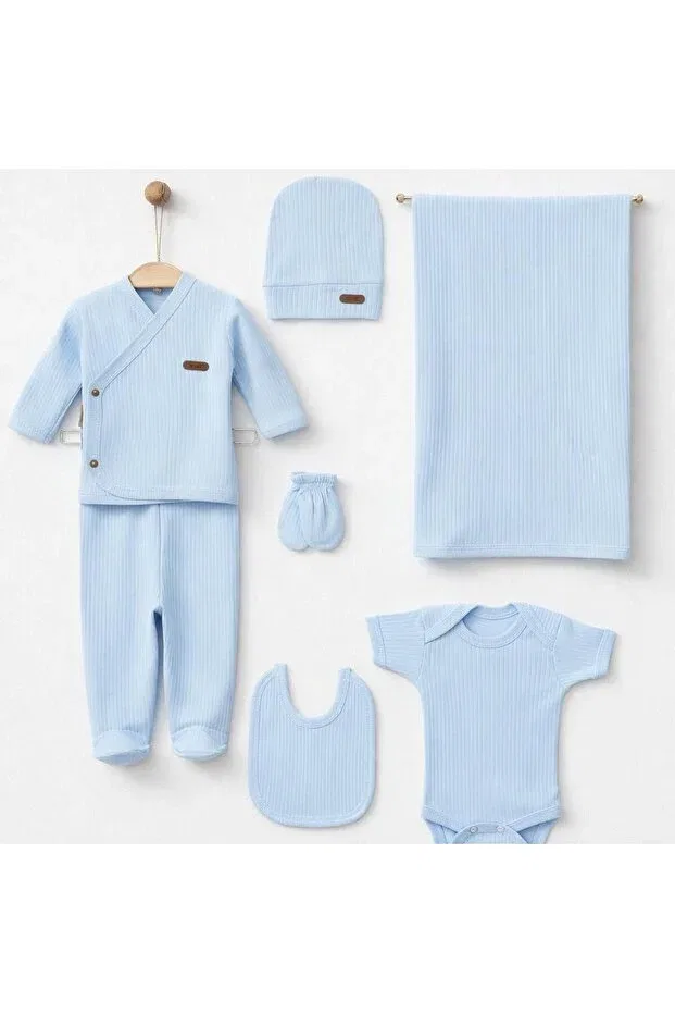 Детский комплект для мальчиков из органического хлопка Bys Baby Fashion, Blue — фото 2