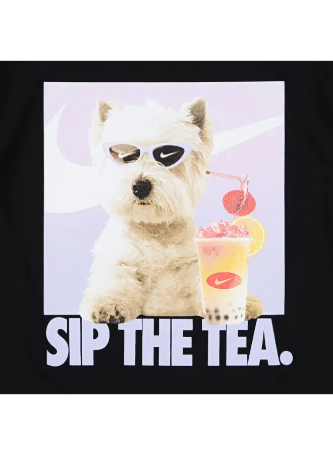Футболка с принтом Sip photo Nike, черный — фото 2