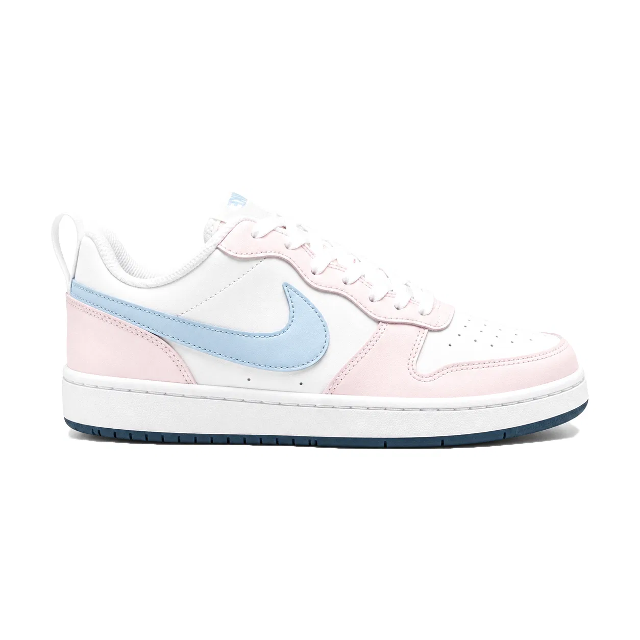 Женские кроссовки для скейтбординга с принтом Court Borough 2 Nike, Blue Pink — фото 4