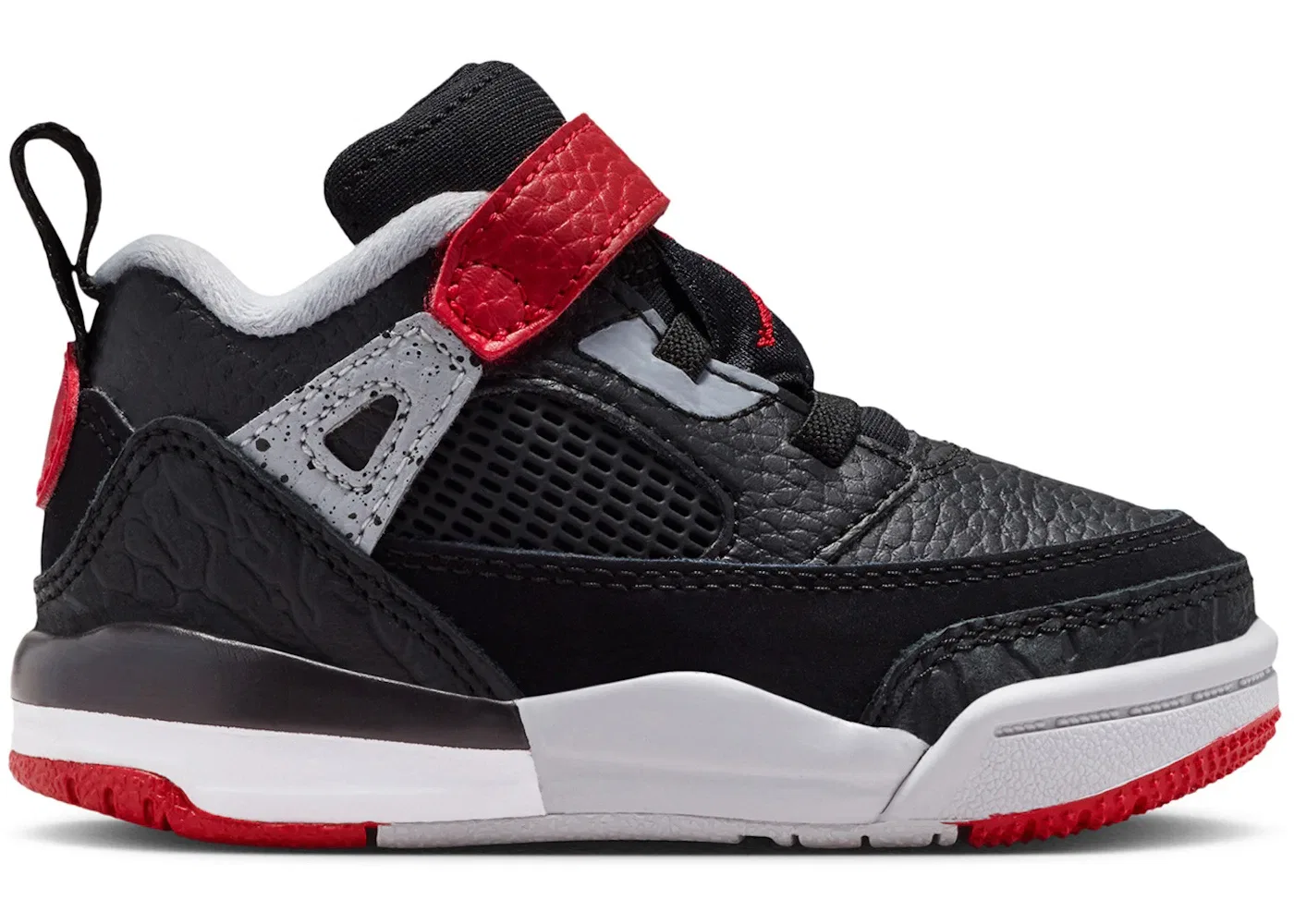 Детские кроссовки Lifestyle Jordan Spizike Low Jordan, Black/Wolf Grey/White/Gym Red