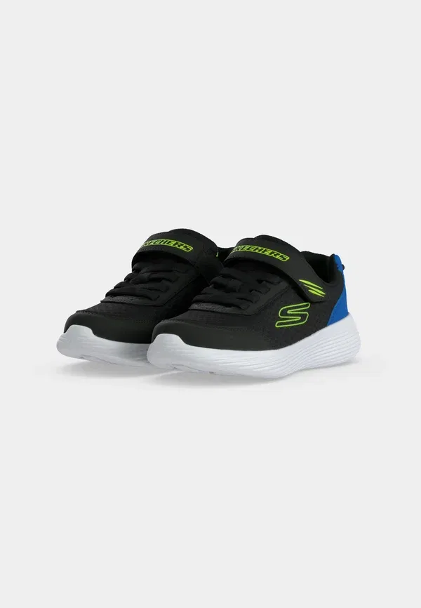 Кроссовки с холодным утеплителем Go run 400 v2 Skechers Performance, lime, черный/синий/салатовый — фото 3