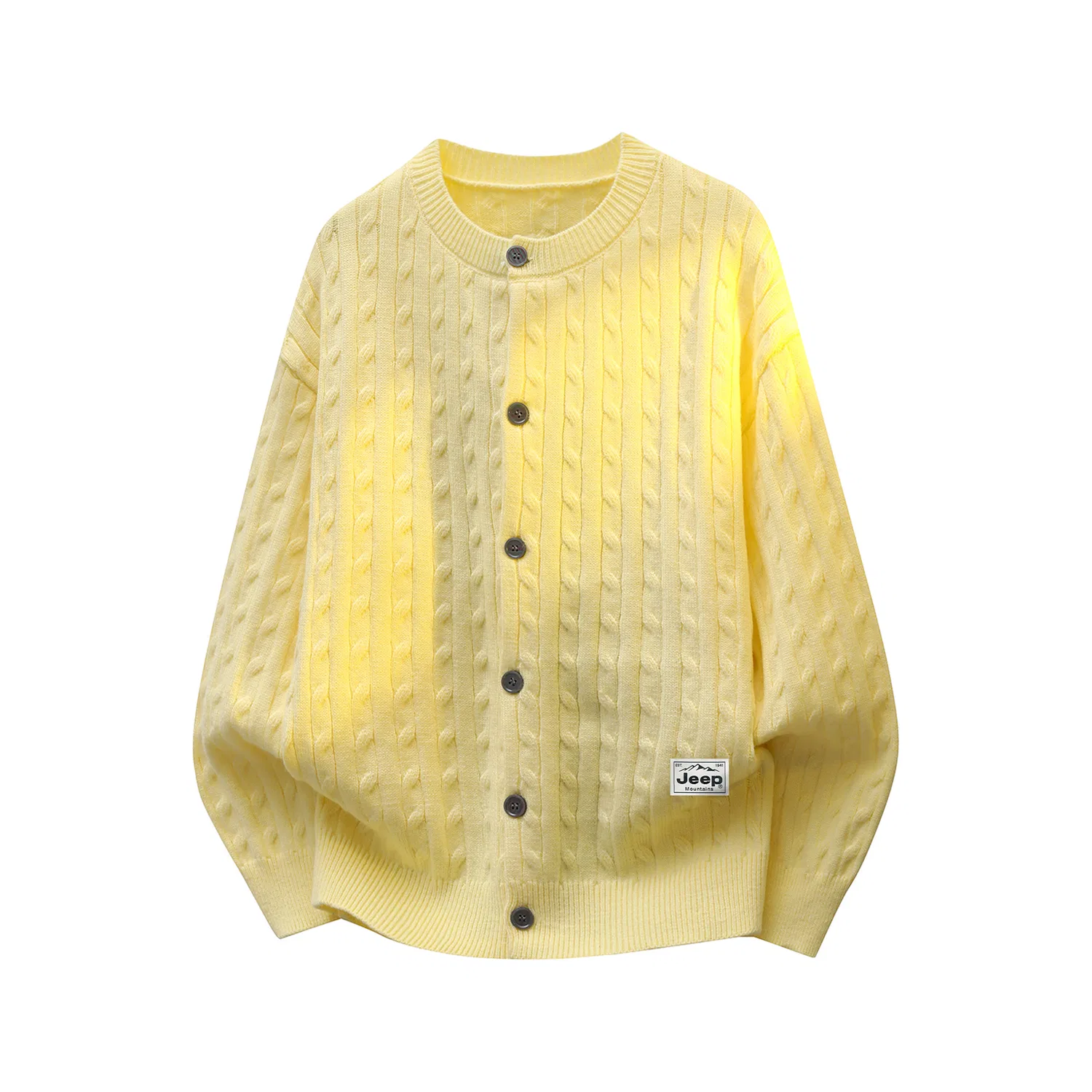 Детский свитер с круглым вырезом Jeep Classic Collection, Yellow