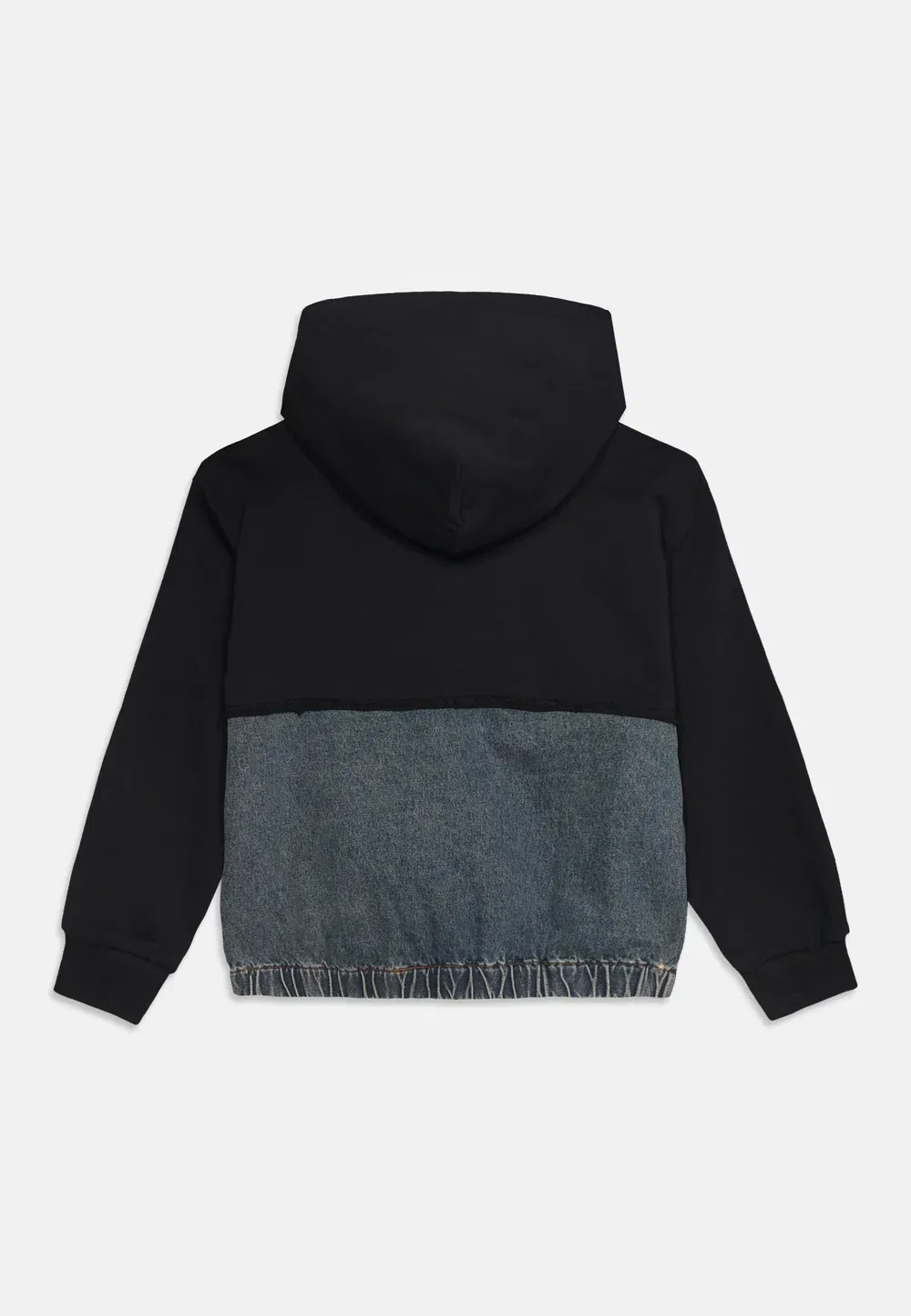 Худи унисекс Mm6 Maison Margiela, Dark-Blue Denim/Black — фото 2