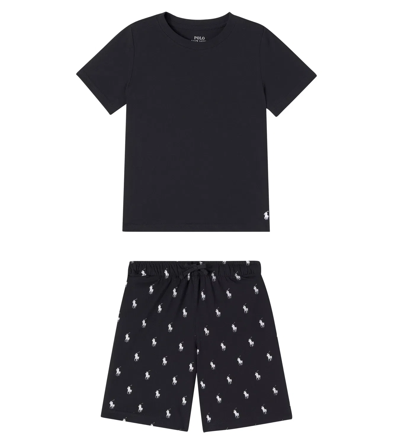 Комплект пижам хлопковый Polo Ralph Lauren Kids, черный